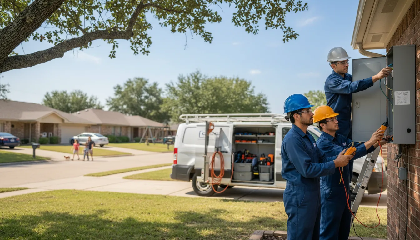 Certified electrician providing emergency electrical services in Cleveland, MN